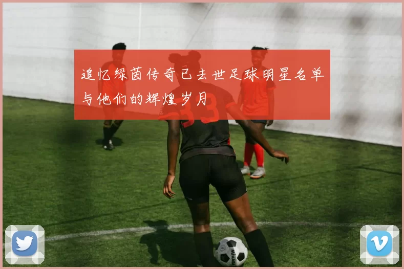 追忆绿茵传奇已去世足球明星名单与他们的辉煌岁月